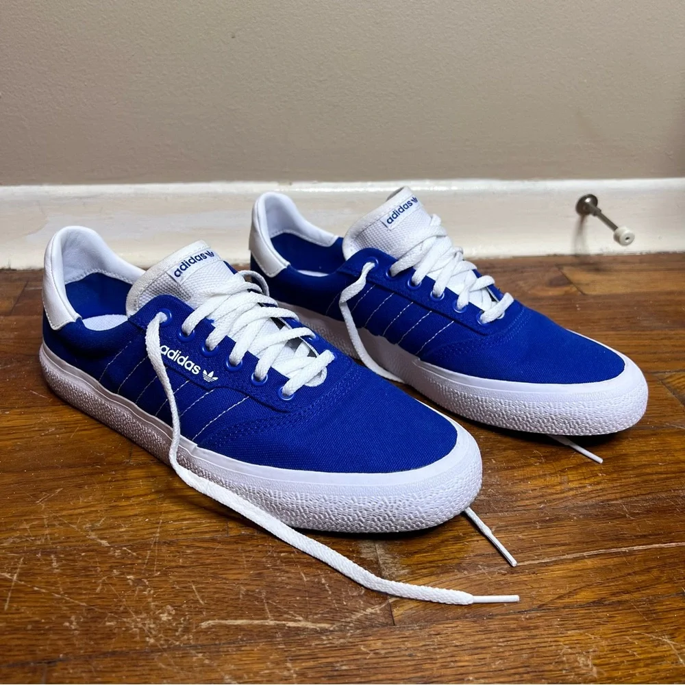 adidas originals 3MC Vulc Shoes Blue size Men 8.5